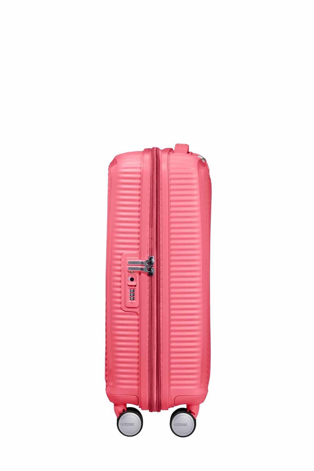 American Tourister Soundbox Trolley S 4R 55cm, erweiterbar Sun Kissed Coral