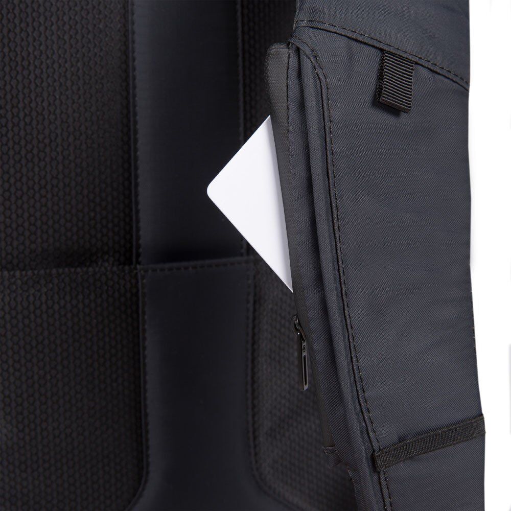 Piquadro PQ-Modular Laptoprucksack 15" aus rezykliertem antiviralen Stoff und RFID Blocker Schwarz Piquadro PQ-Modular Laptoprucksack 15" aus rezykliertem antiviralen Stoff und RFID Blocker Schwarz
