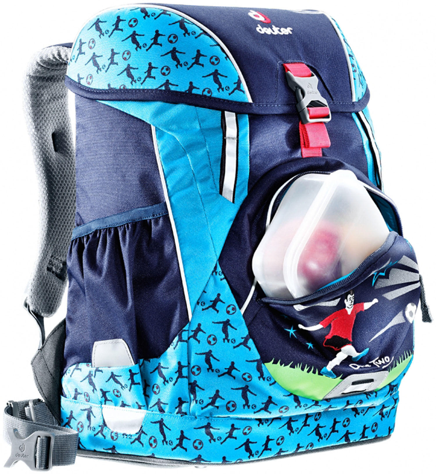 Deuter School OneTwo Set - Sneaker Bag, 5-teilig navy-soccer Deuter School OneTwo Set - Sneaker Bag, 5-teilig navy-soccer