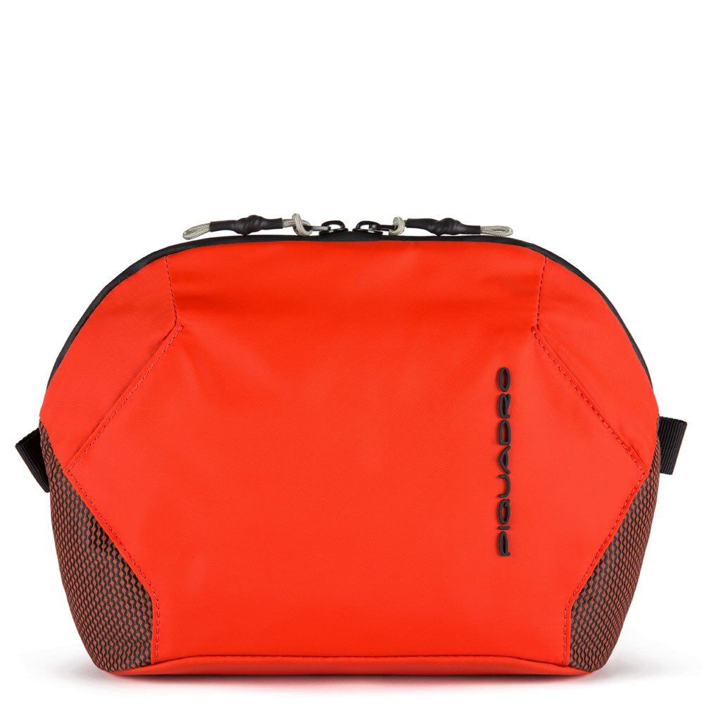 Piquadro PQ-Modular Kulturtbeutel aus rezykliertem antiviralen Stoff Rot Piquadro PQ-Modular Kulturtbeutel aus rezykliertem antiviralen Stoff Rot