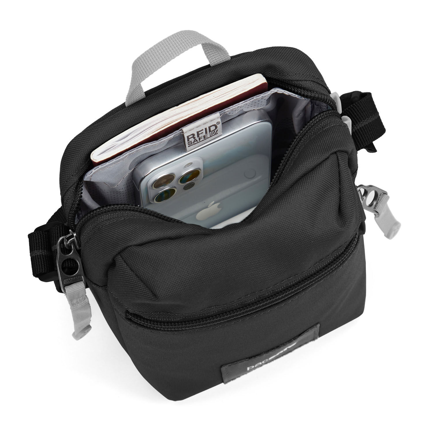 pacsafe GO Anti-Theft Micro Crossbody Jet Black