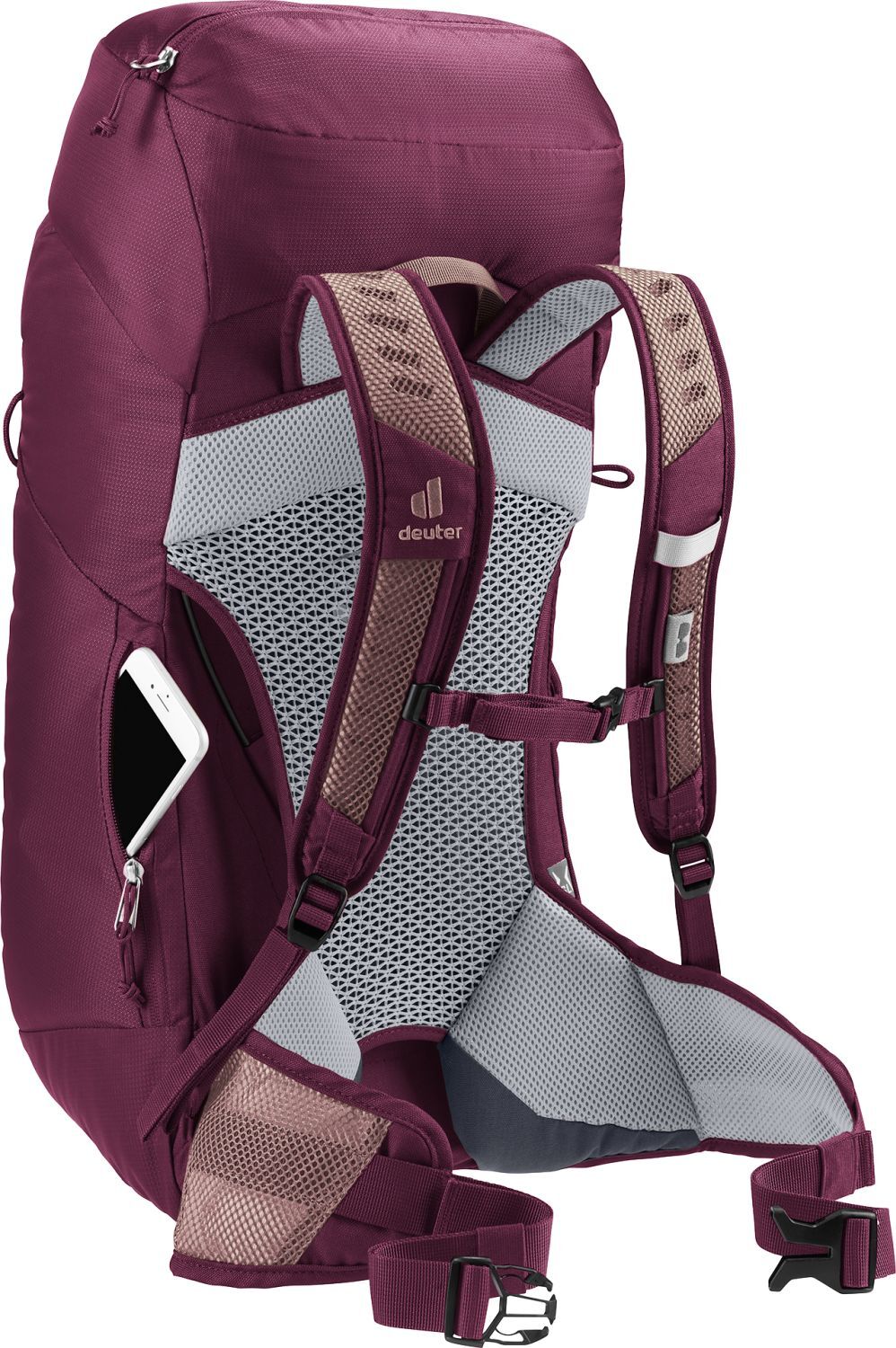 Deuter AC Lite 28 SL Wanderrucksack ashrose-cassis