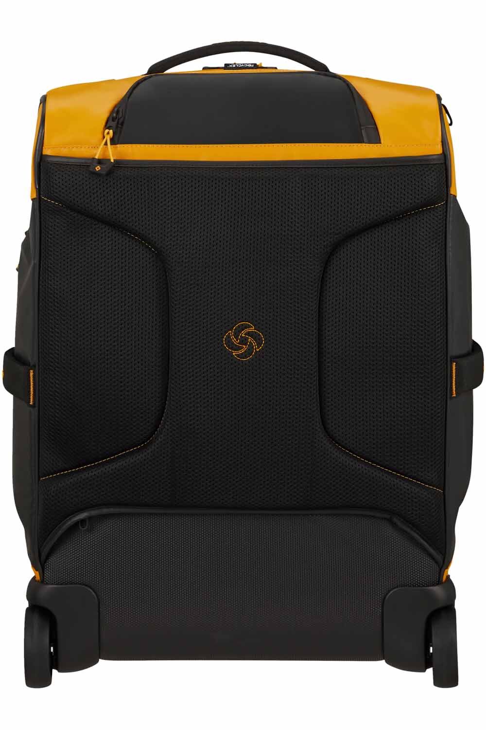 Samsonite Ecodiver Reisetasche/Rucksack mit Rollen 55cm + GRATIS HOTELGUTSCHEIN Gelb