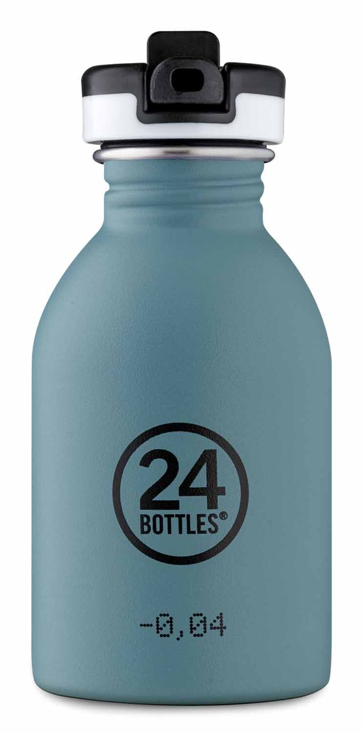24Bottles® Urban Bottle Kids 250ml mit Sport Lid Powder Blue