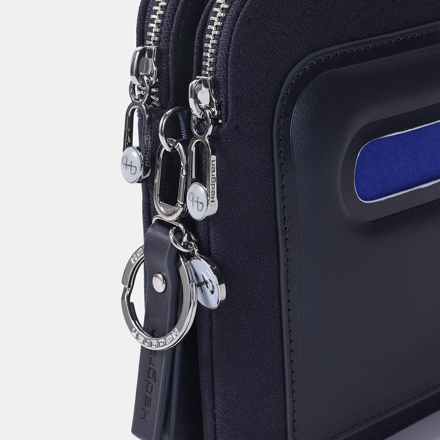 Hedgren Fika DOPPIO Doppelter Crossover + RFID Peacoat Blue