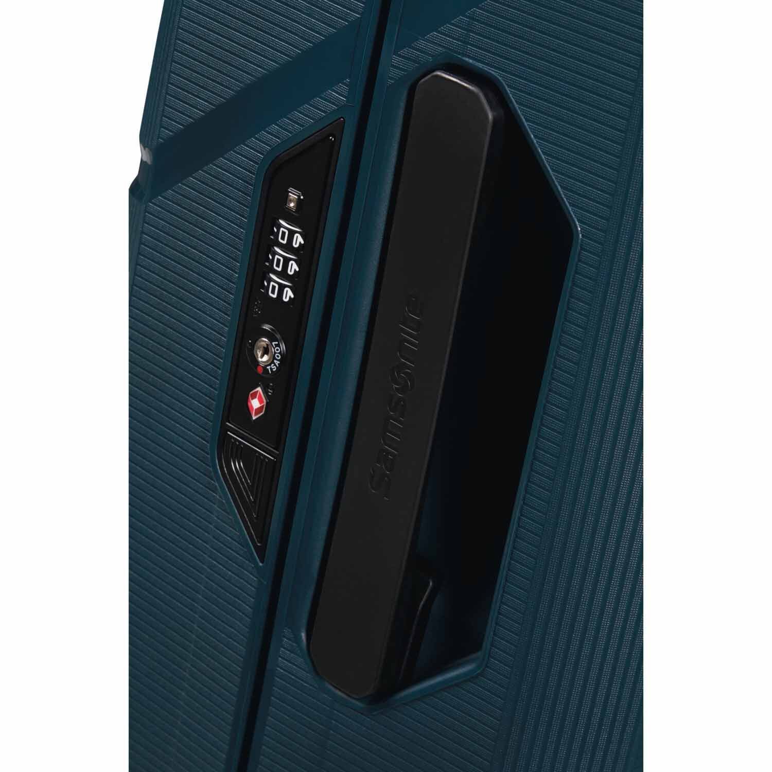 Samsonite Magnum ECO Trolley mit 4 Rollen 69cm Midnight Blue