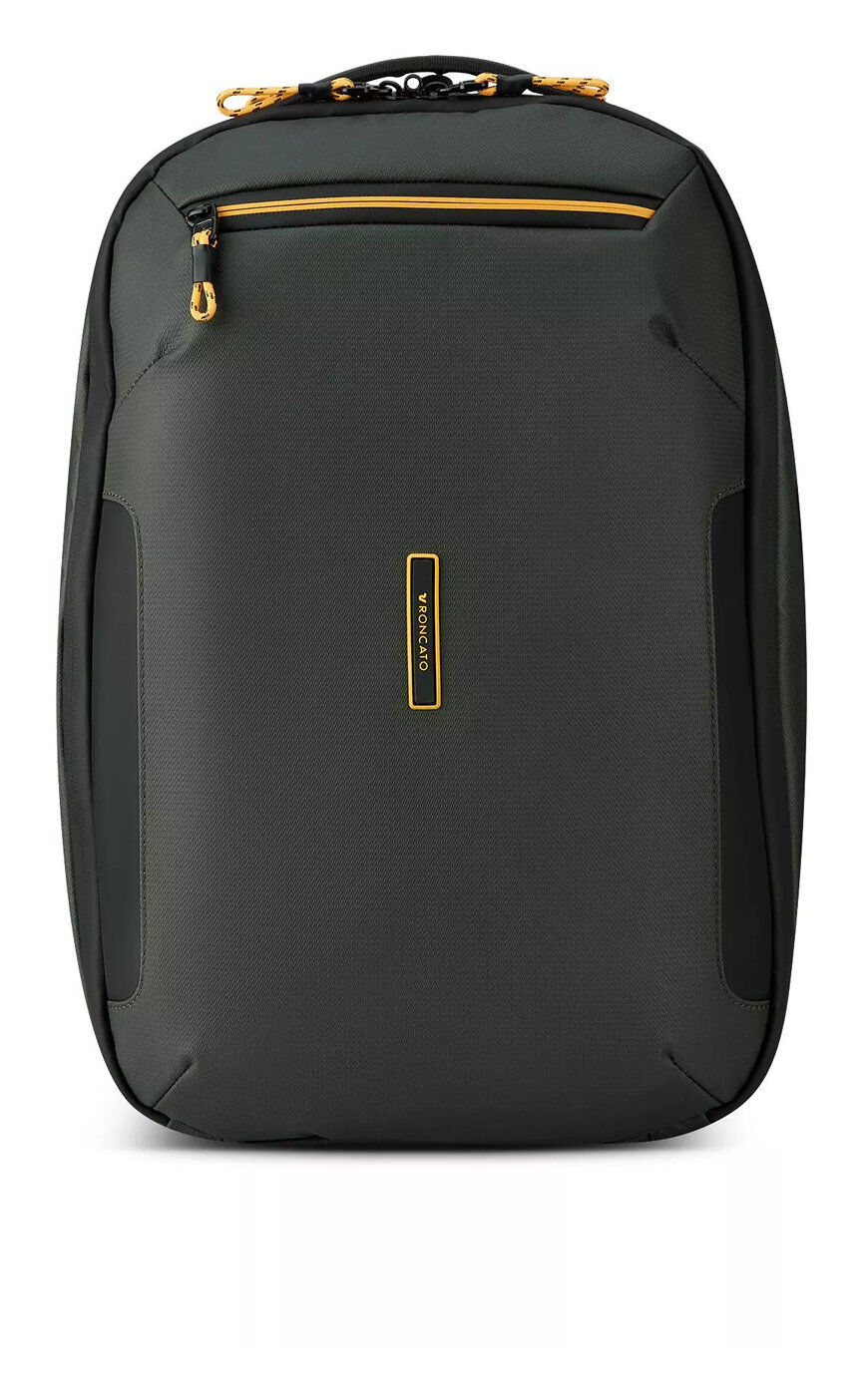 Roncato NORWAY Slim Business Rucksack mit Laptopfach Militärisch Grün