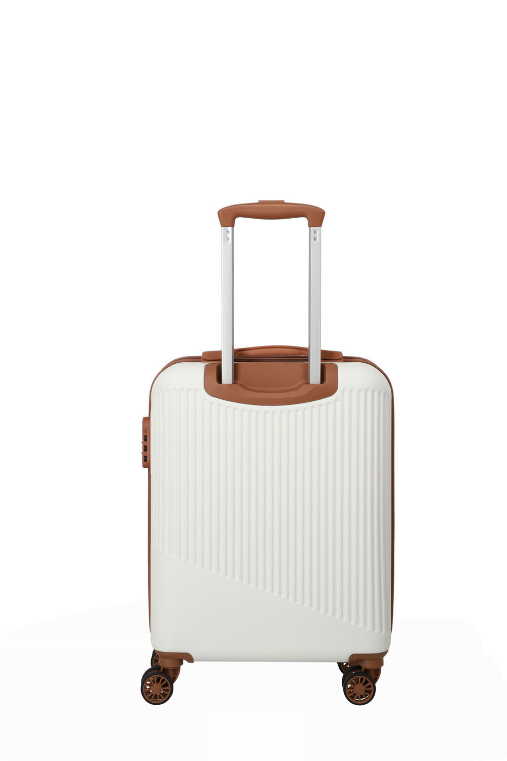Travelite BALI Trolley S 4-Rollen Weiss/cognac Travelite BALI Trolley S 4-Rollen Weiss/cognac