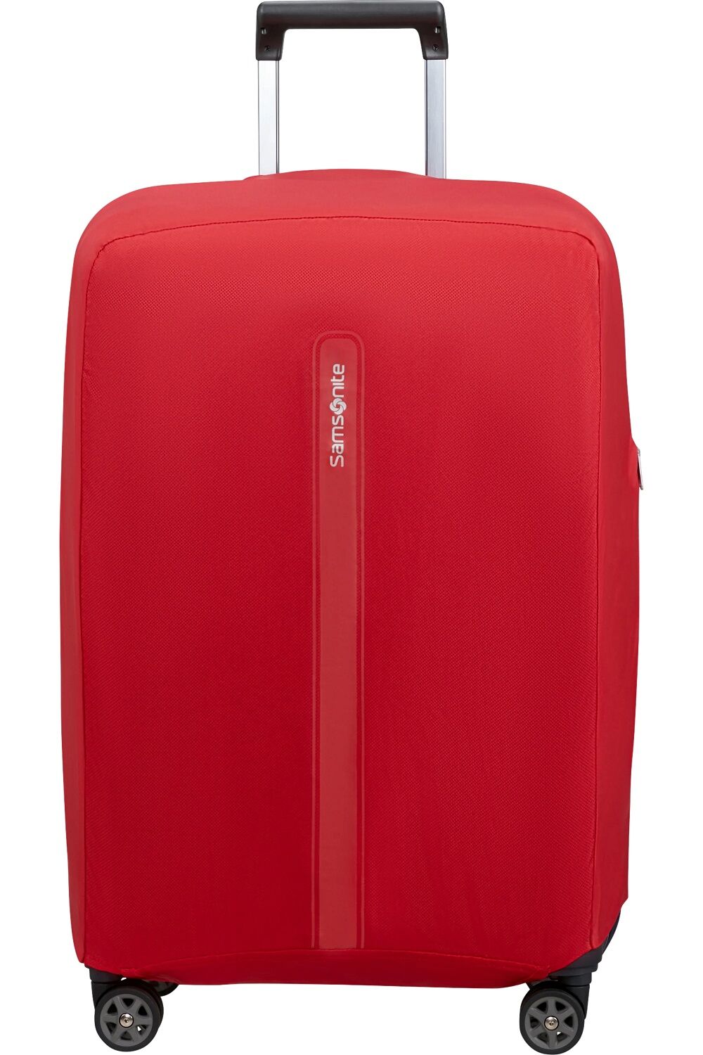 Samsonite TA Revolution Faltbare Schutzhülle für Koffer in der Größe M-Spinner 69cm, rot