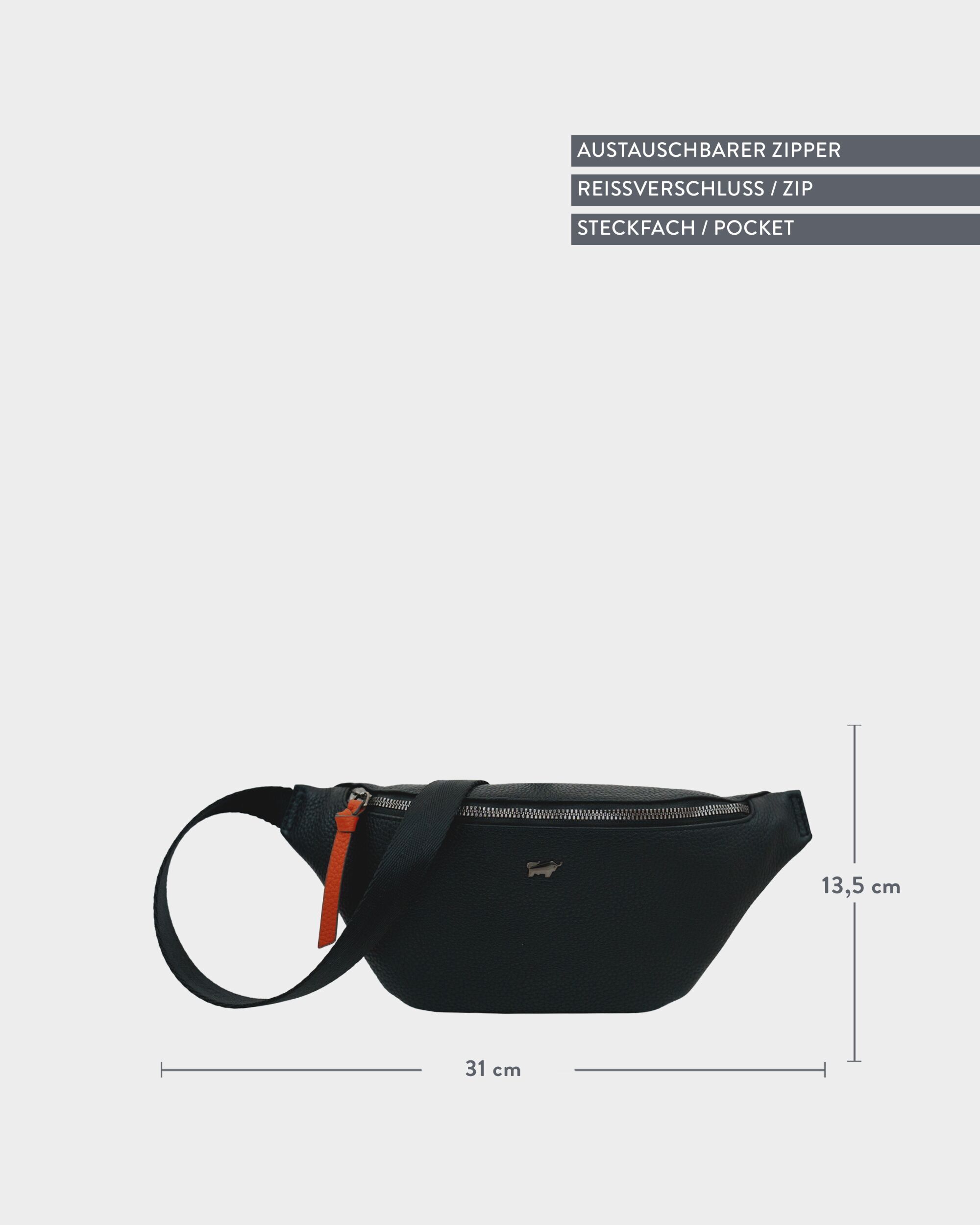 Braun Büffel Novara Cross Body Bag S schwarz