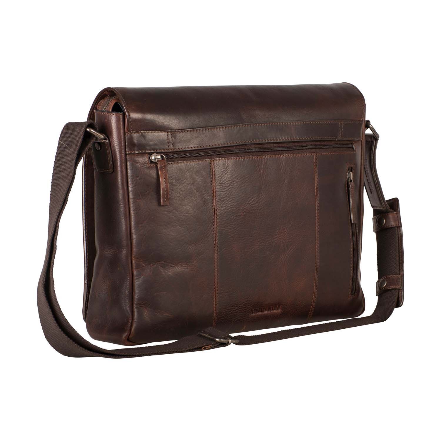 Leonhard Heyden Roma Leder-Umhängetasche L Braun Leonhard Heyden Roma Leder-Umhängetasche L Braun