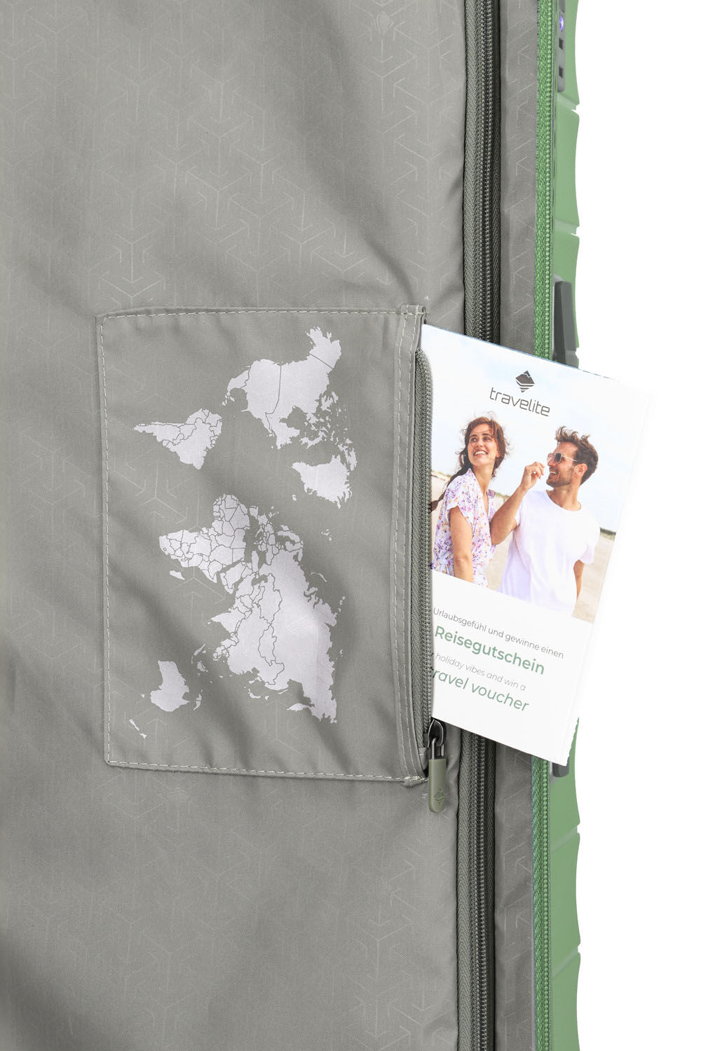 Travelite Mooby Trolley L, 4-Rollen Grün