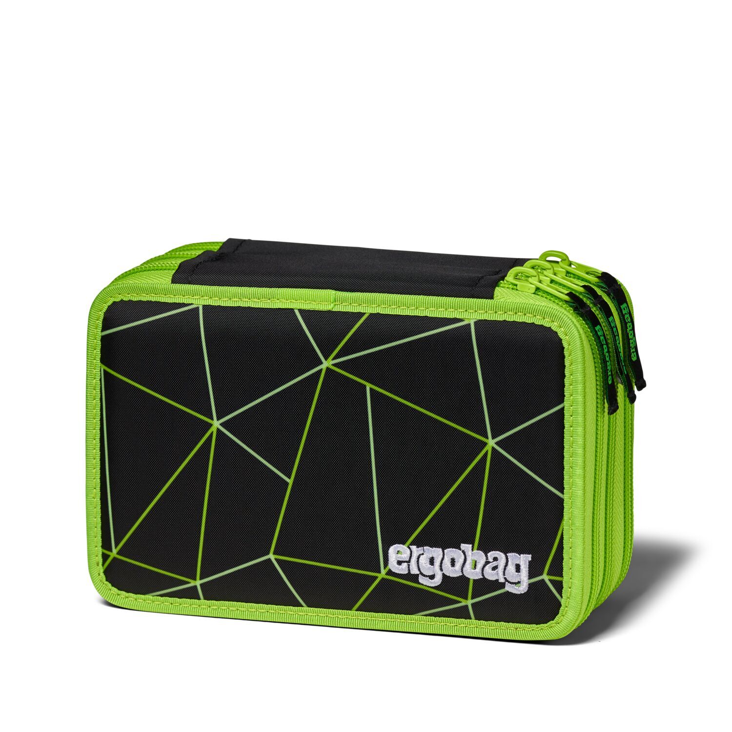 ergobag Schulzubehör LUMI Edition Maxi-Mäppchen, befüllt mit 3 Fächern 2025 CyBär Race