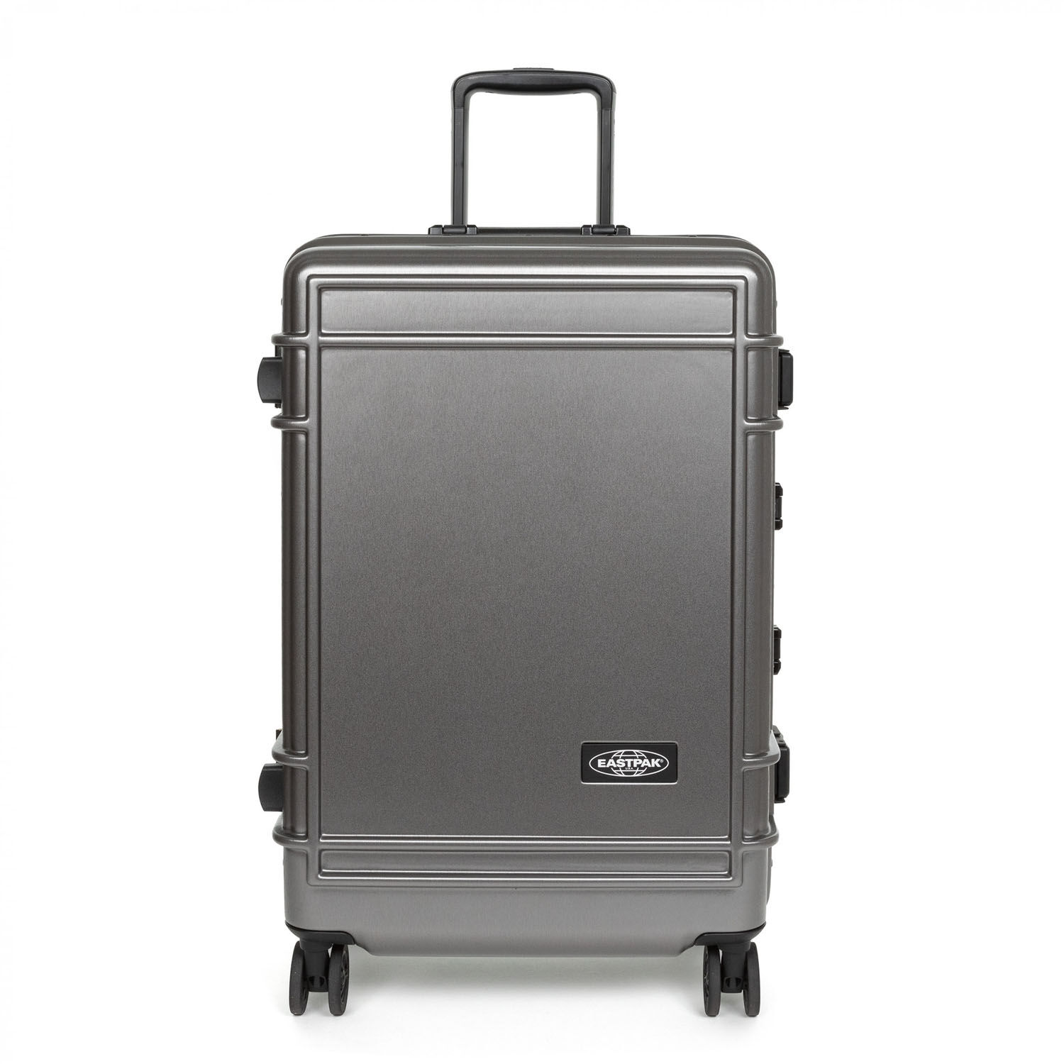 Eastpak RESIST'R CASE M Robuster Hartschalen-Trolley Brushed Metal