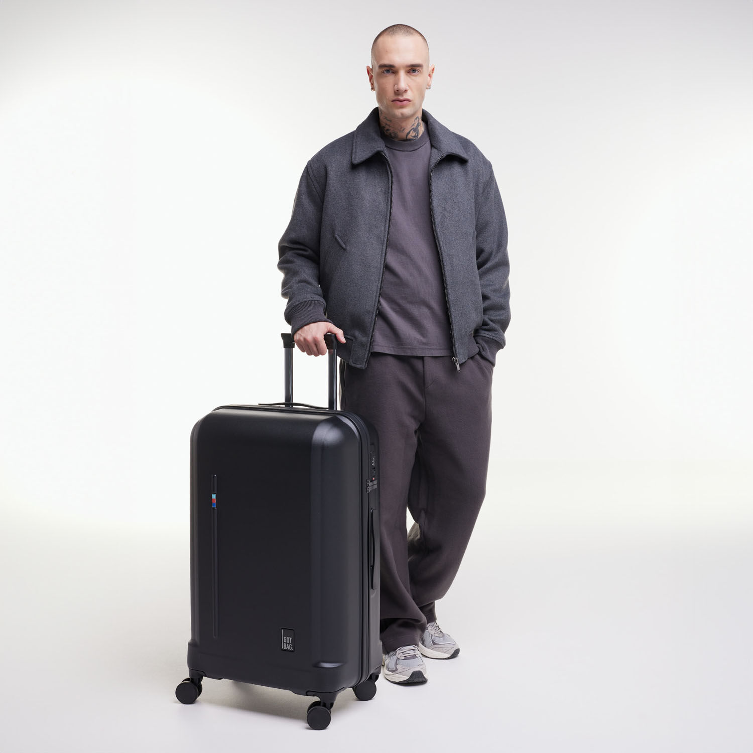 GOT BAG RE:Shell Checked black GOT BAG RE:Shell Checked black