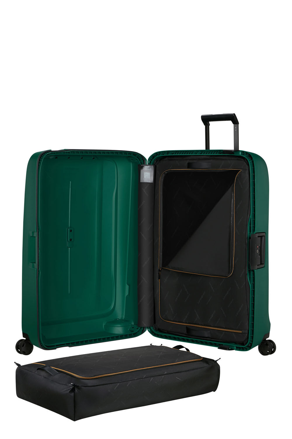 Samsonite Essens Trolley mit 4 Rollen 81cm + GRATIS HOTELGUTSCHEIN Alpine Green