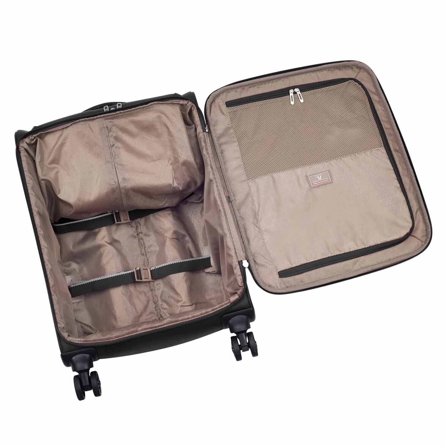 Roncato Joy Handgepäck Carry-On 4-Rollen mit USB-Anschluss Schwarz Roncato Joy Handgepäck Carry-On 4-Rollen mit USB-Anschluss Schwarz