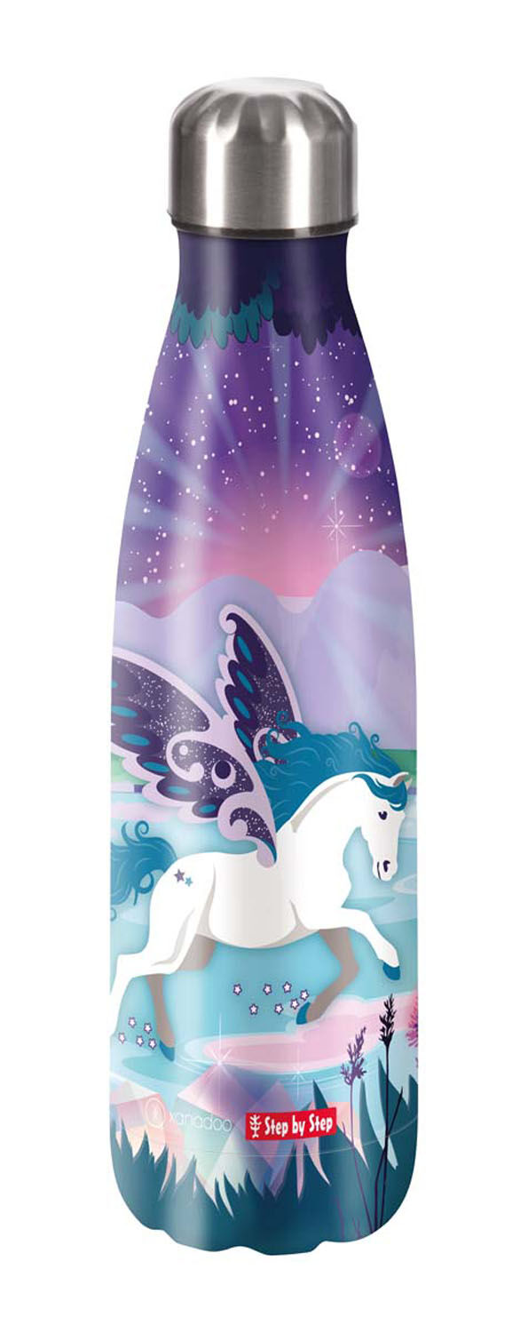 Step by Step Schulzubehör Isolierte Edelstahl-Trinkflasche Xanadoo 500ml Dreamy Pegasus Shadow