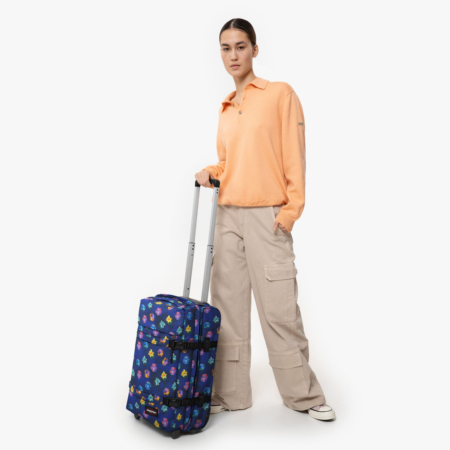Eastpak Transit'R Reisetrolley S mit 2 Rollen 24 Flower Blur Navy Eastpak Transit'R Reisetrolley S mit 2 Rollen 24 Flower Blur Navy