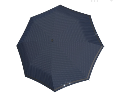 Knirps T.200 Medium Duomatic Automatischer Reflective Taschenschirm rain navy