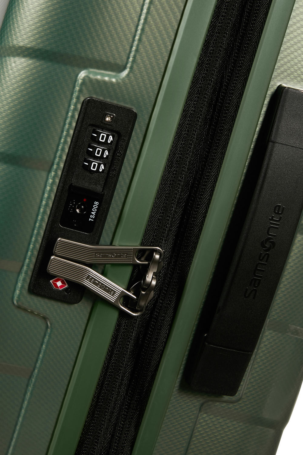 Samsonite Attrix Trolley mit 4 Rollen erweiterbar 55cm (23/26cm) Basil Green