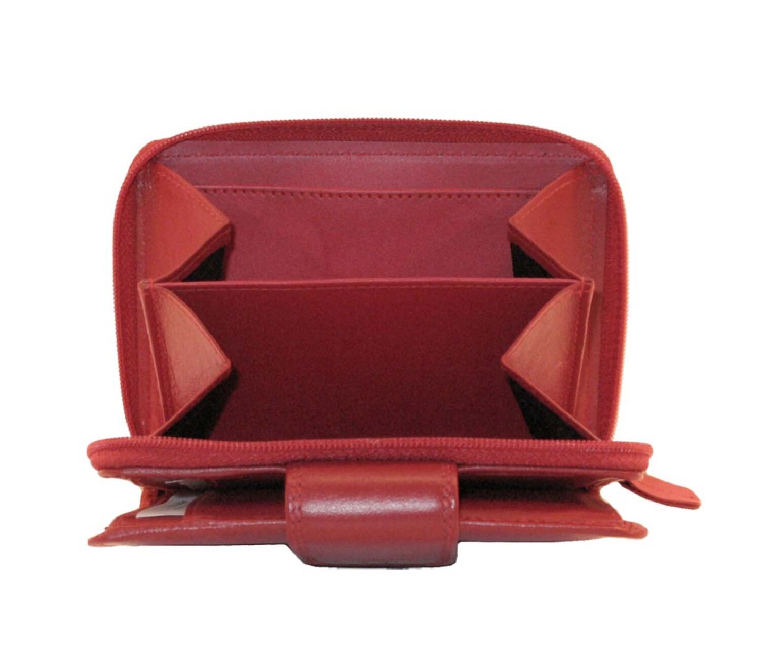 Golden Head Polo Reißverschluss-Börse 3331-50 rot