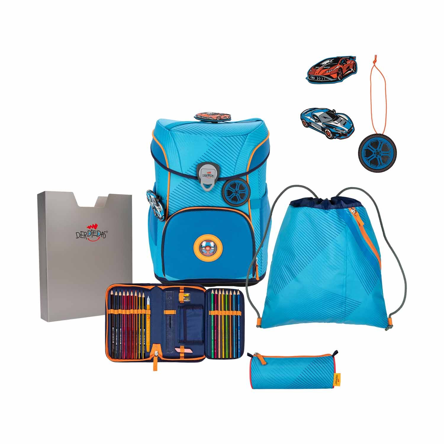 Exklusiv "Superflash" Schulrucksack-Set 5-teilig mit Sportbeutel