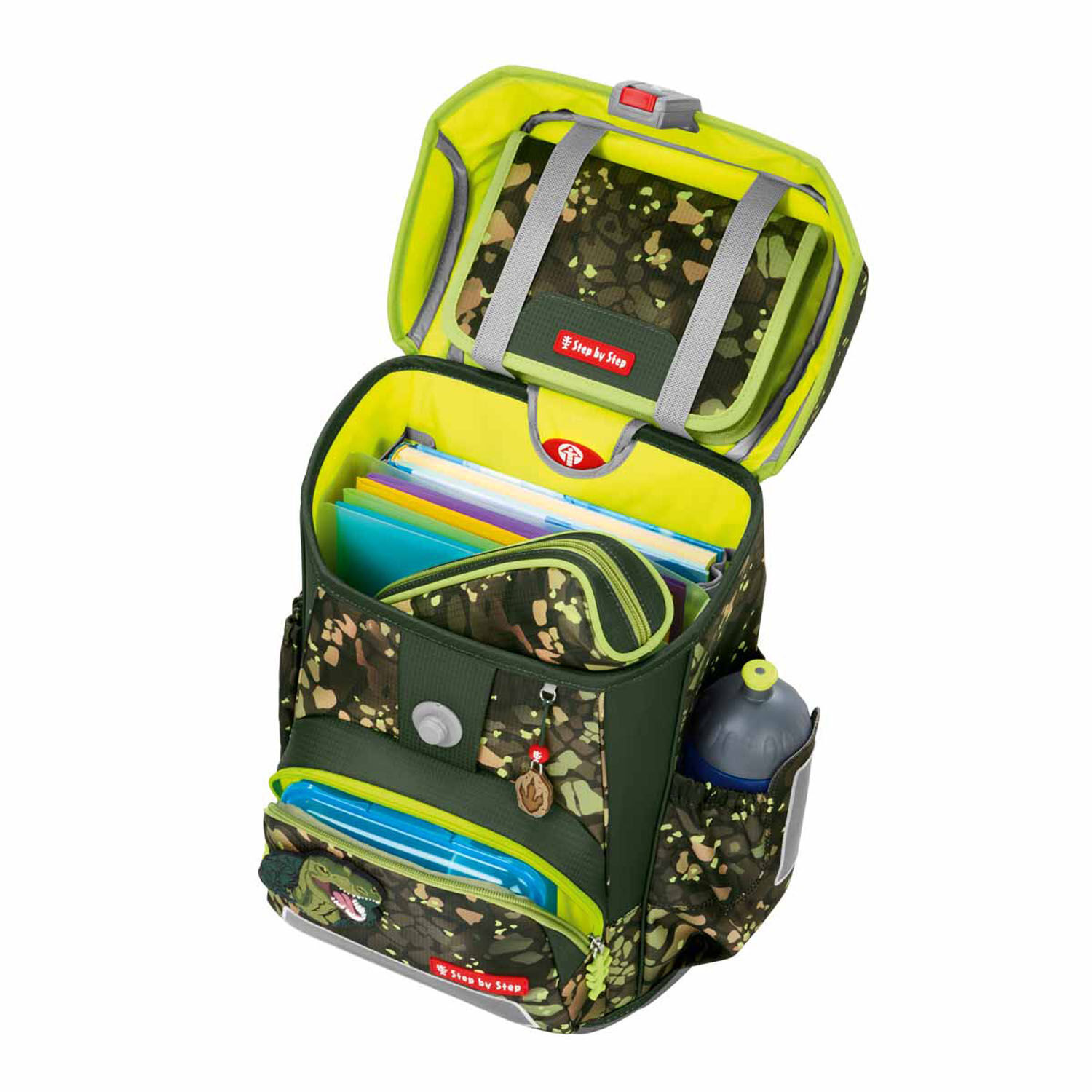 Step by Step CLOUD Schulranzen-Set, 5-teilig Dino Torex