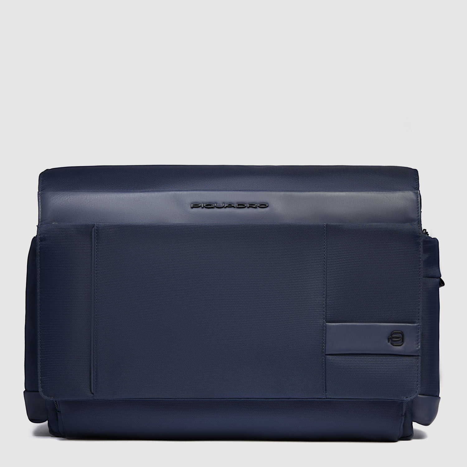 Piquadro W129 Messenger Umhängetasche mit Laptop-Fach 15,6" Blau