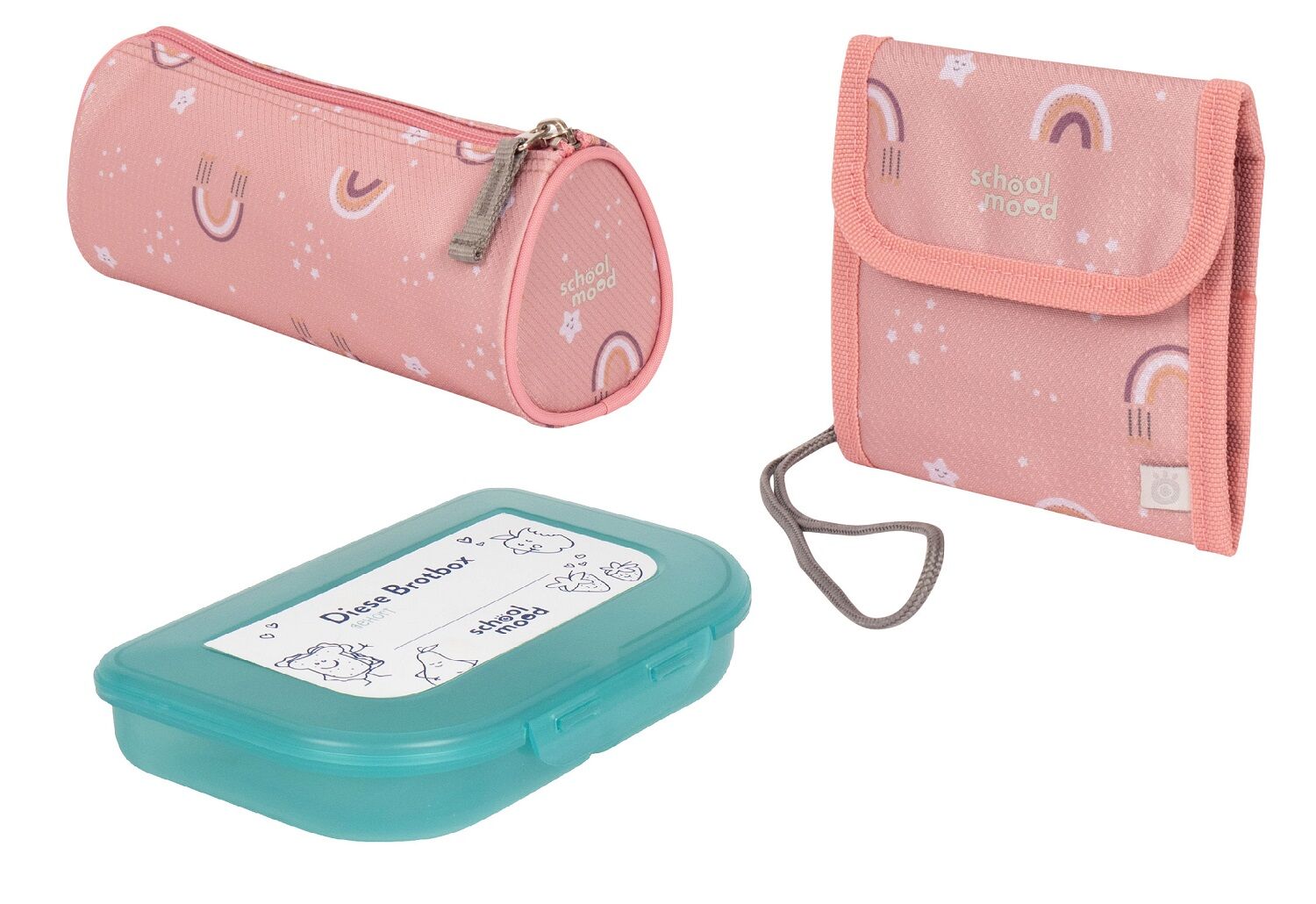 School-Mood Champion Maxx Nordic Collection, 7-tlg. Schulranzenset Rainbow