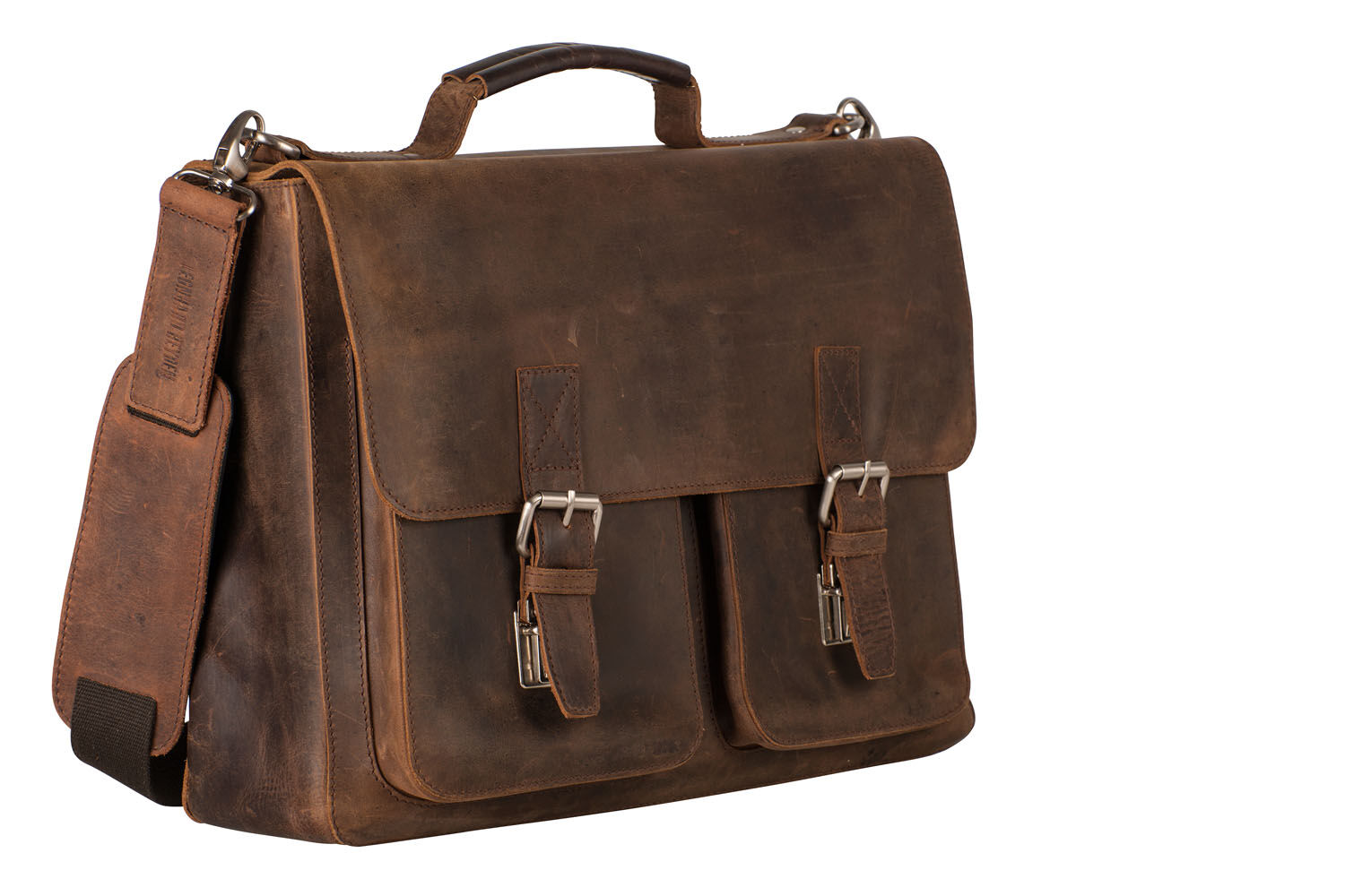 Leonhard Heyden Salisbury Leder-Aktentasche 1-Fach, mit Laptopfach 15"