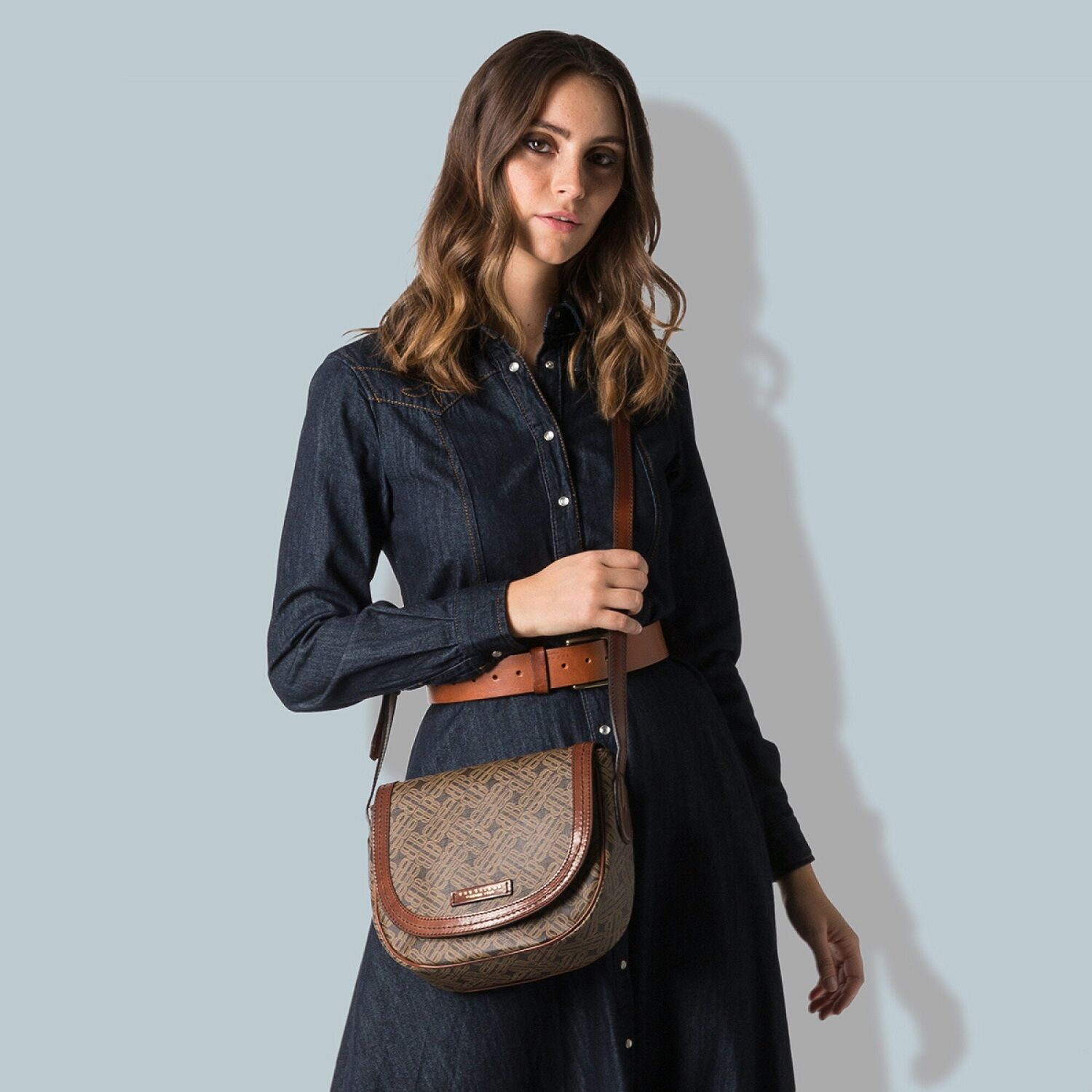 The Bridge Anna Schultertasche Heritage/Gold The Bridge Anna Schultertasche Heritage/Gold