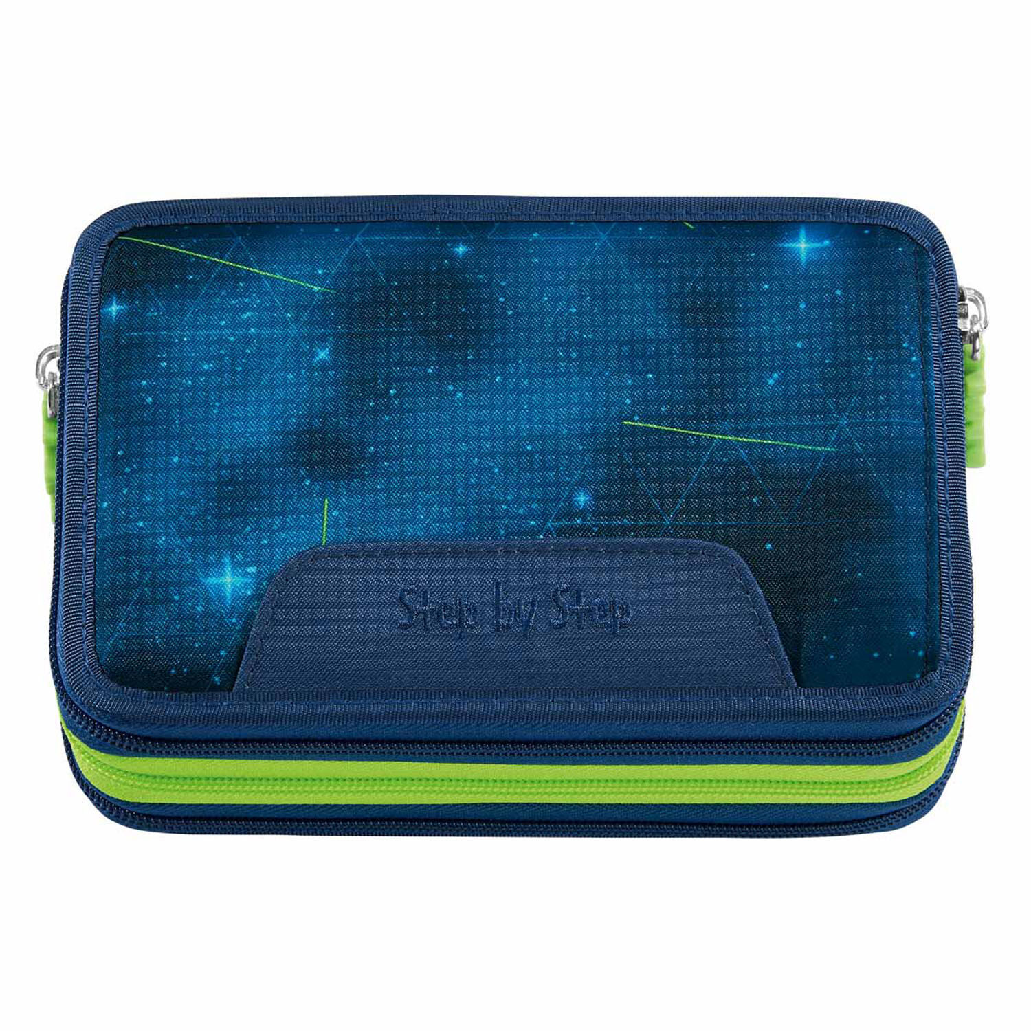 Step by Step Schulzubehör XXL-Mäppchen, Drei Fächer Starship Galactus