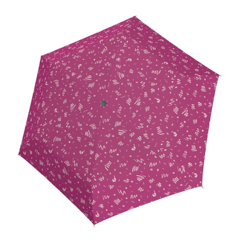 doppler Zero,99 Manuell Unglaublich Leichter Taschenschirm Minimally fancy pink