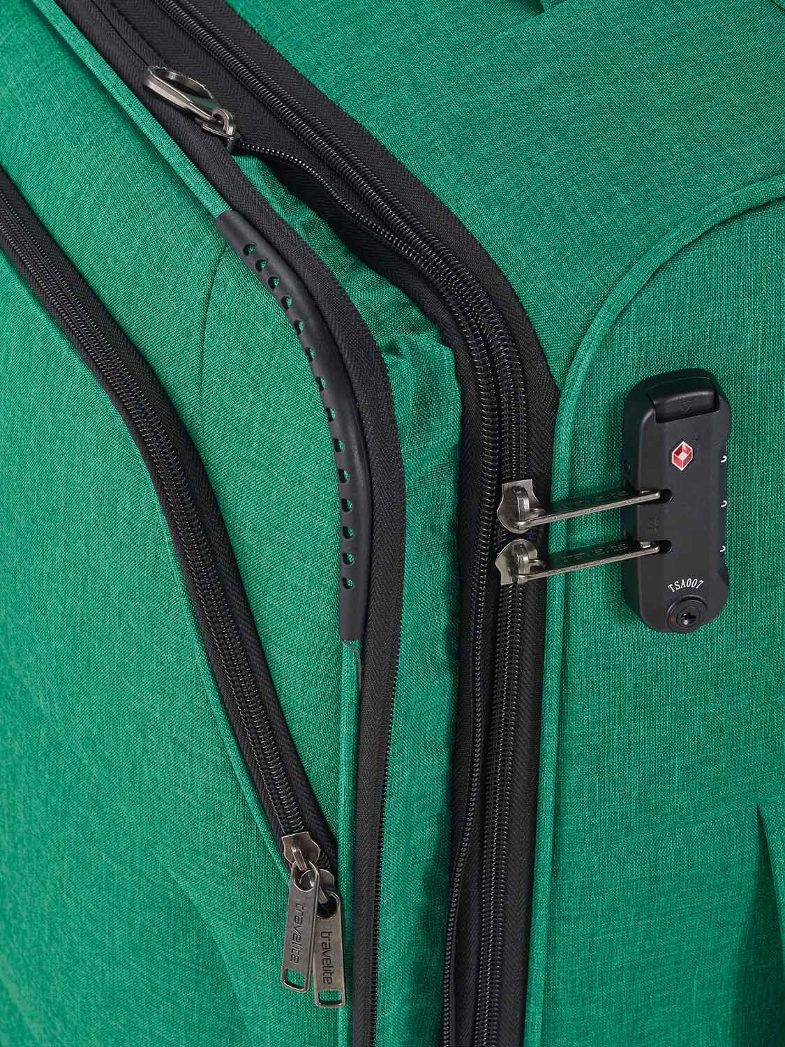 Travelite Adria 3-tlg. 4w Koffer-Set L/M/S Grün Travelite Adria 3-tlg. 4w Koffer-Set L/M/S Grün