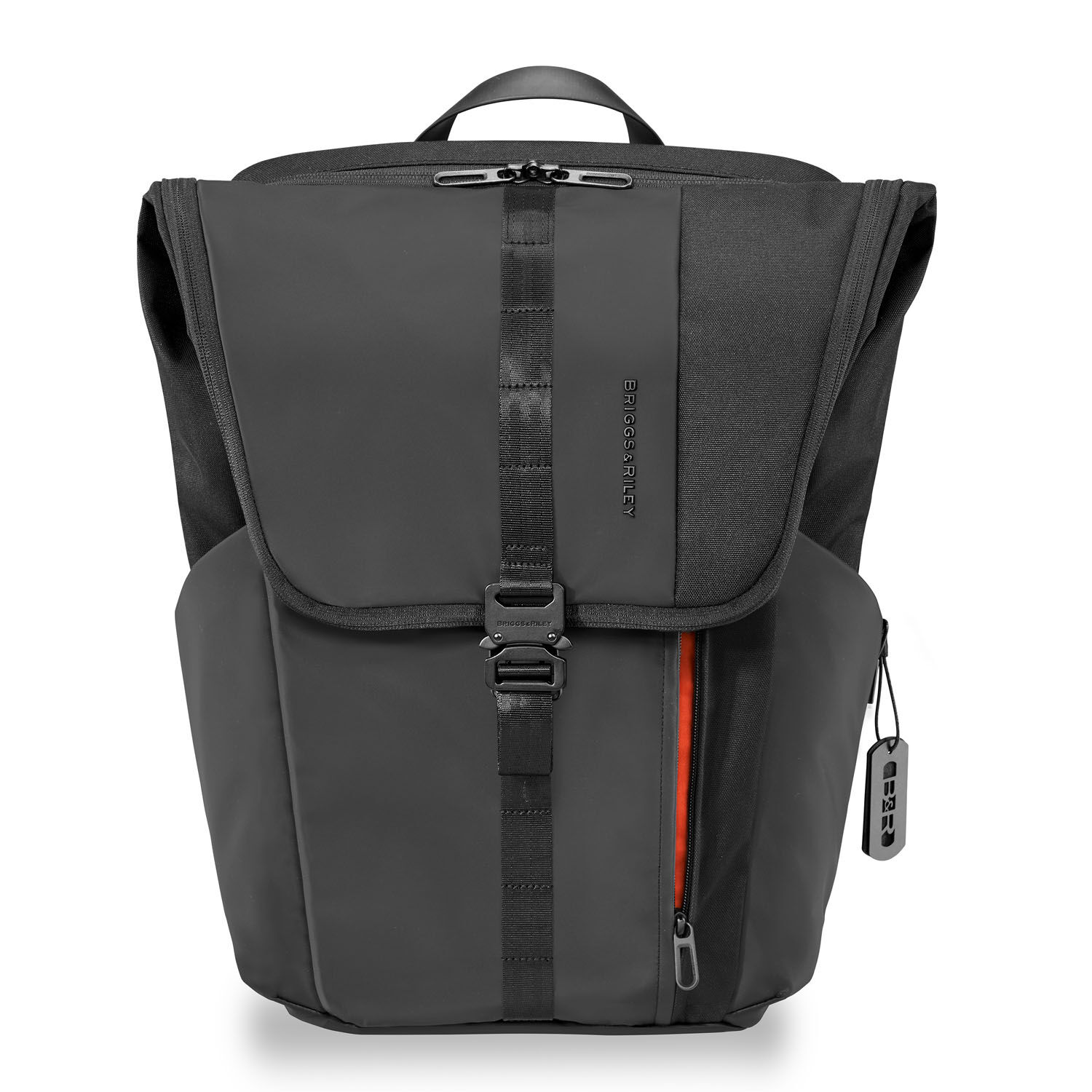 Briggs & Riley Delve Large Fold-Over Backpack Black