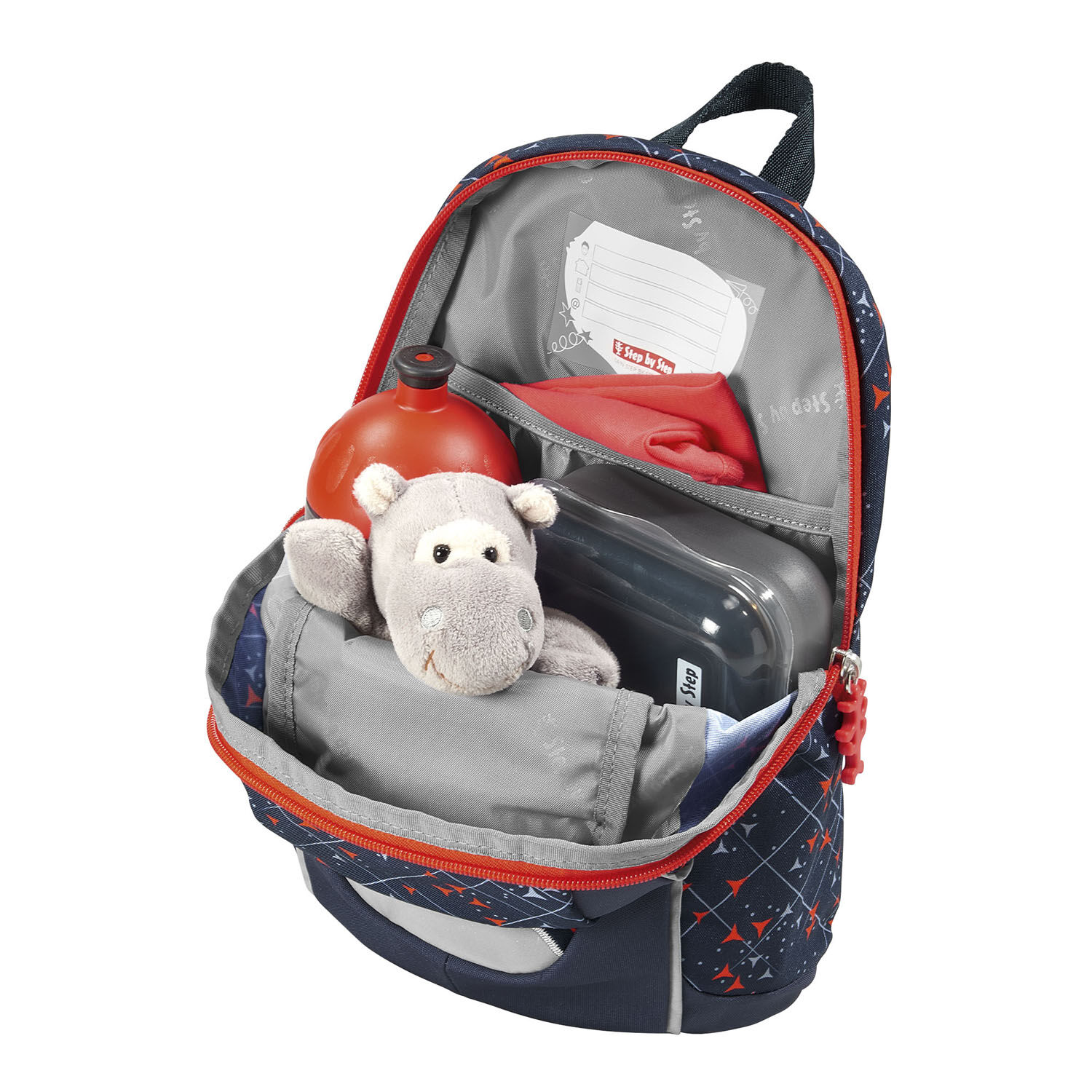 Step by Step Kinderrucksack KIGA MINI Kindergartenrucksack-Set Fire Truck Finn