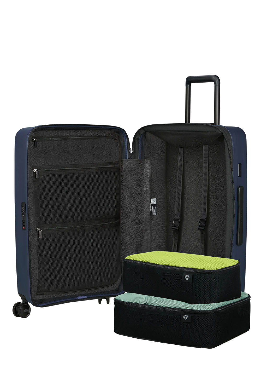 Samsonite Restackd Trolley mit 4 Rollen erweiterbar 68cm + GRATIS HOTELGUTSCHEIN Midnight Samsonite Restackd Trolley mit 4 Rollen erweiterbar 68cm + GRATIS HOTELGUTSCHEIN Midnight