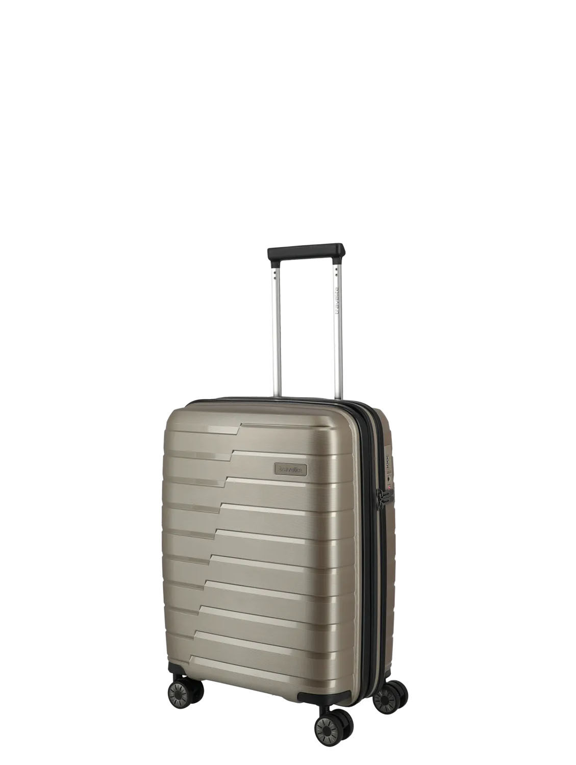 Travelite Air Base Trolley S 4-Rollen, erweiterbar Champagner