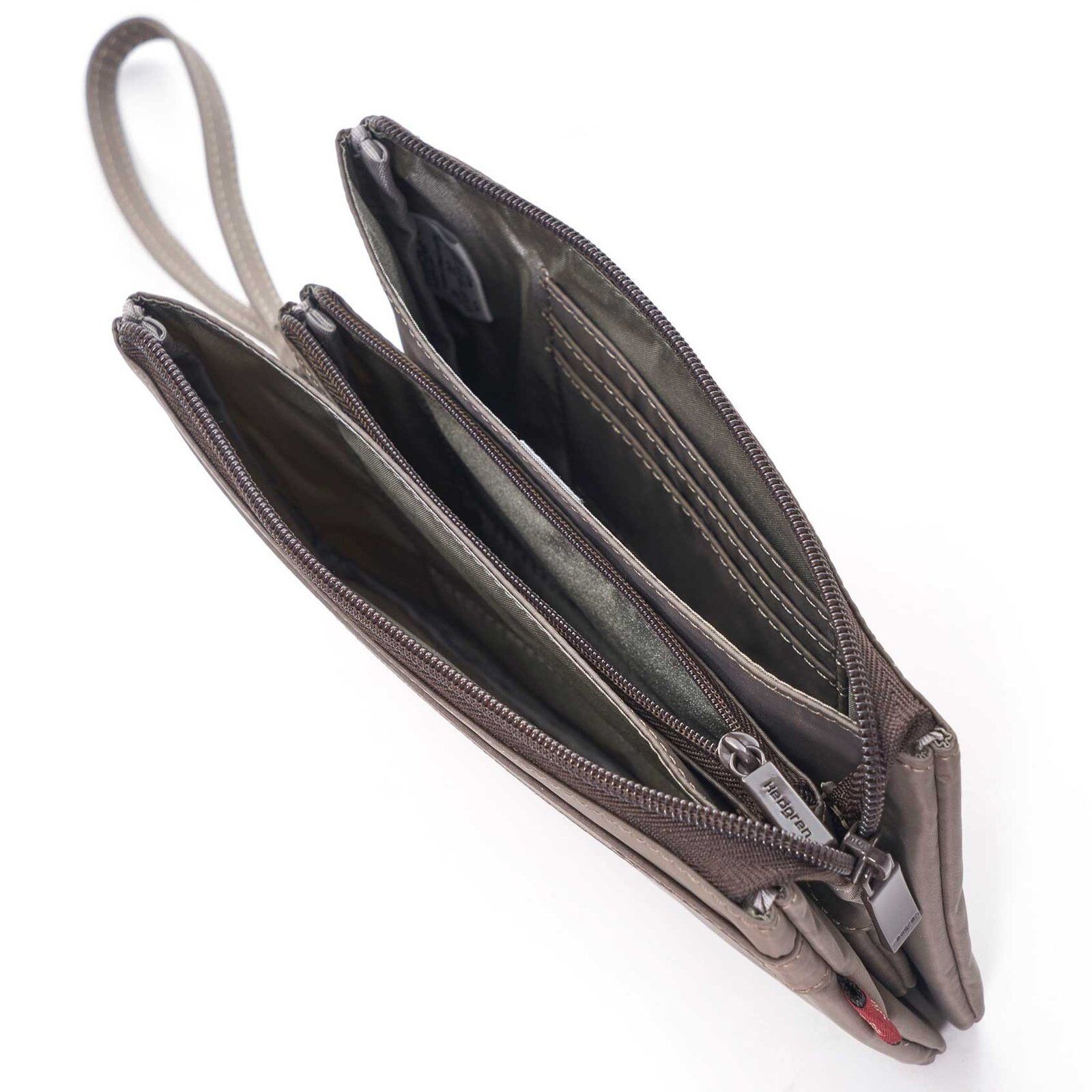 Hedgren Follis FRANC XL Clutch mit RFID-Schutz sepia/brown