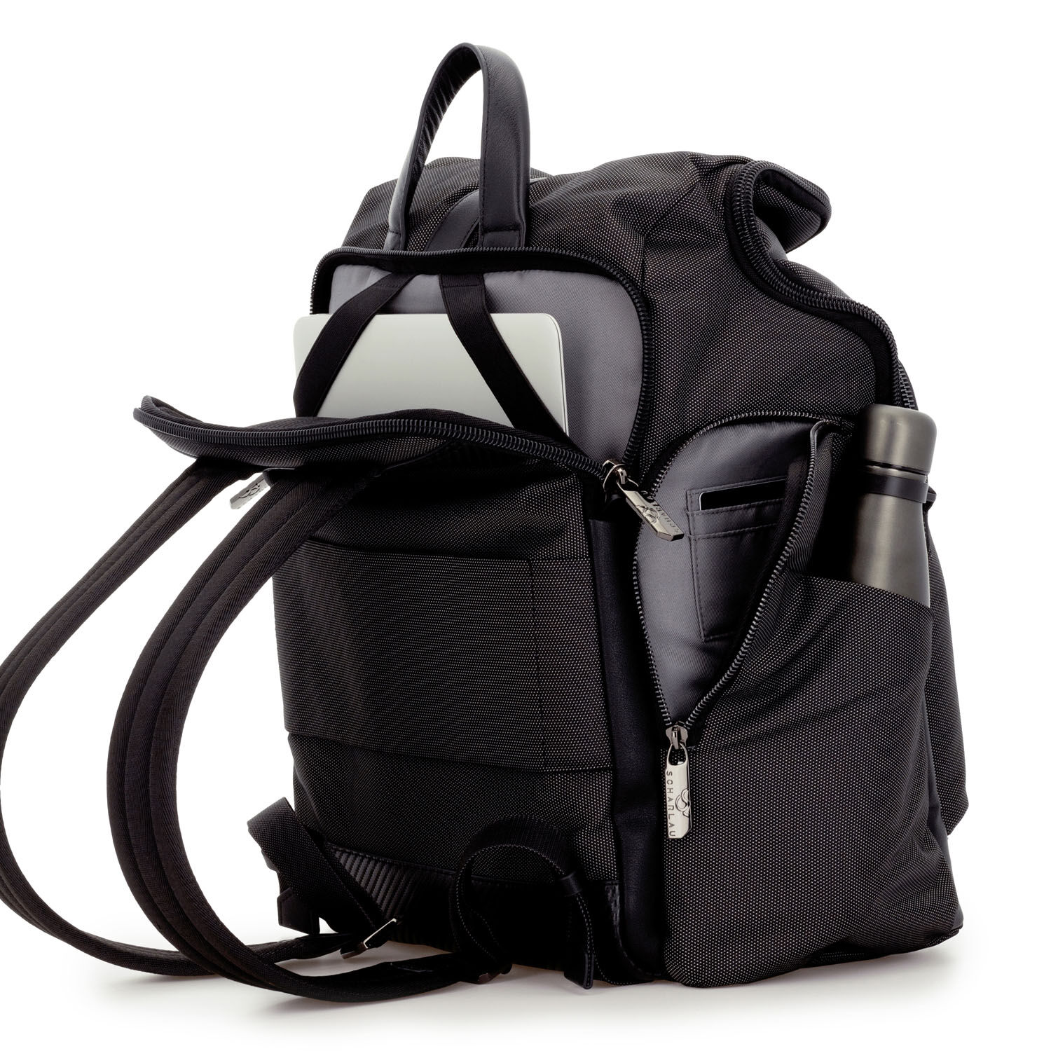 SCHARLAU First Class Vin Fiz Flyer Backpack mit 15,6" Laptopfach Anthracite SCHARLAU First Class Vin Fiz Flyer Backpack mit 15,6" Laptopfach Anthracite