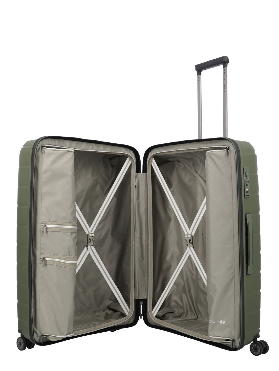 Travelite Air Base 4-Rad Trolley Set L/M-erw/S Olive Travelite Air Base 4-Rad Trolley Set L/M-erw/S Olive