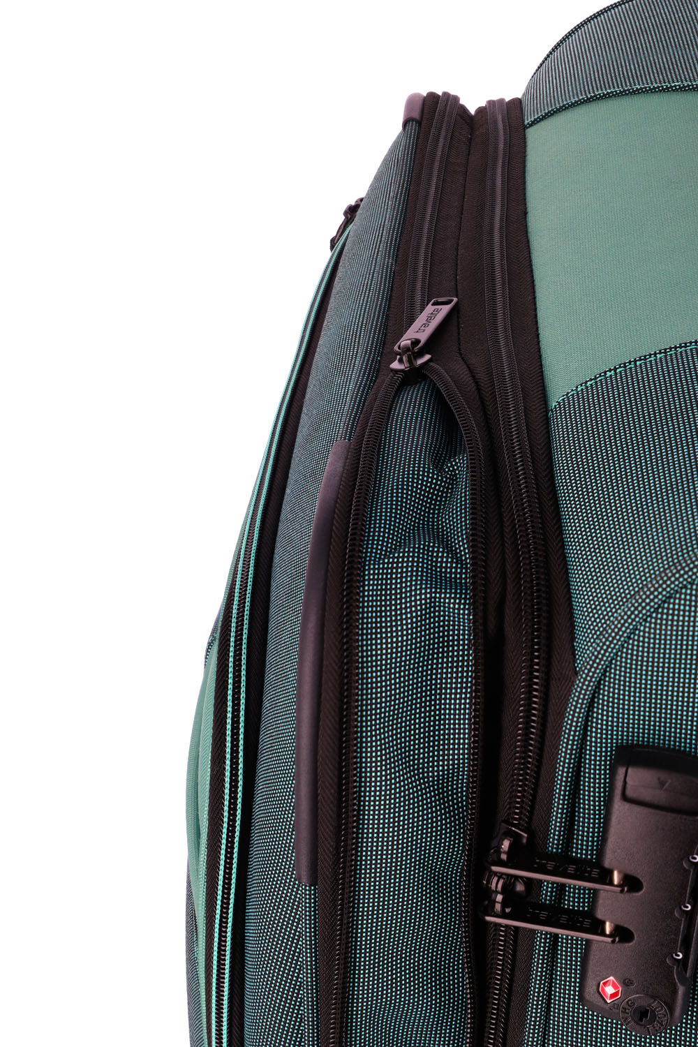 Travelite Viia Trolley-Set 4-Rad L erw./M erw./S/Reisetasche Eukalyptus
