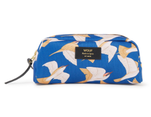 Wouf Accessories Small Makeup Bag Blue Birds