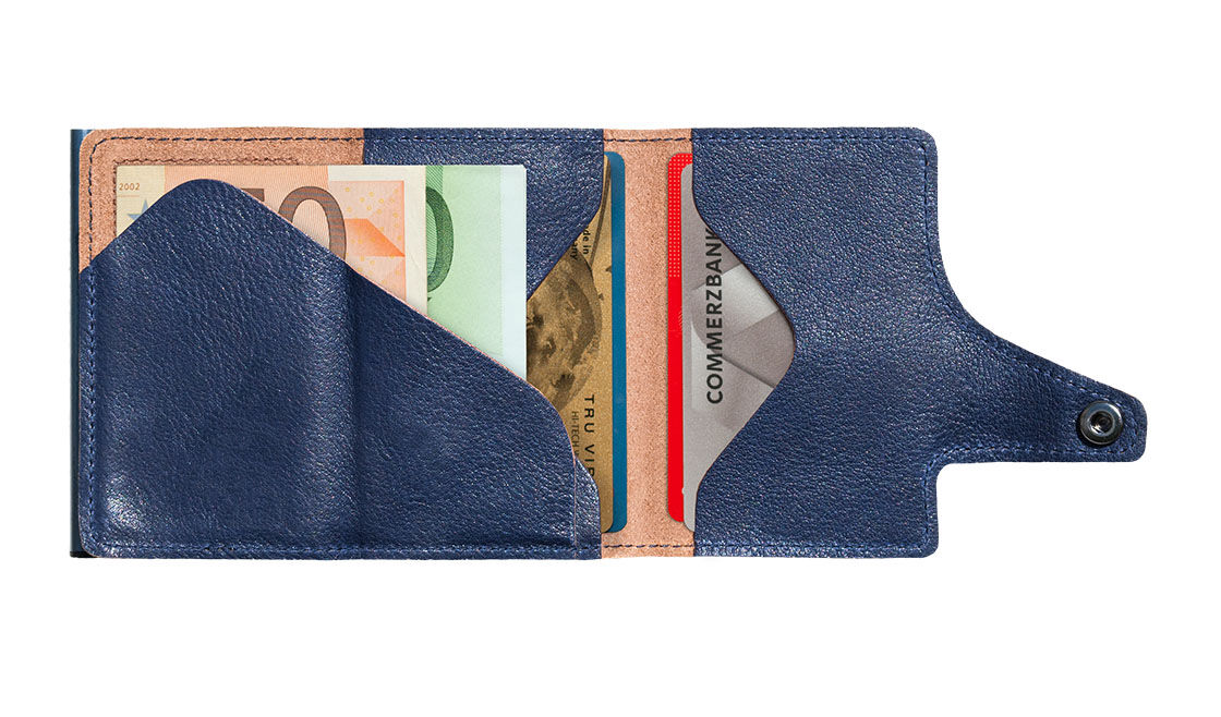 Tru Virtu Click & Slide Wallet *Special Edition* Caramba Blue-Sand/Titan