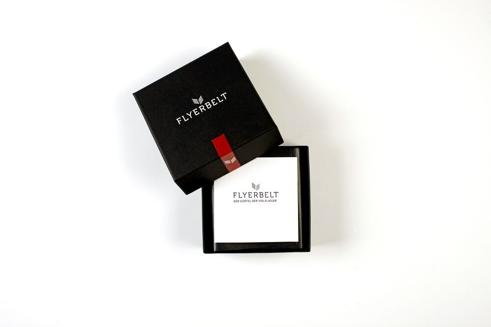Flyerbelt Security Metallfreier Gürtel 115 cm -Mit dem roten Dorn Schwarz Flyerbelt Security Metallfreier Gürtel 115 cm -Mit dem roten Dorn Schwarz