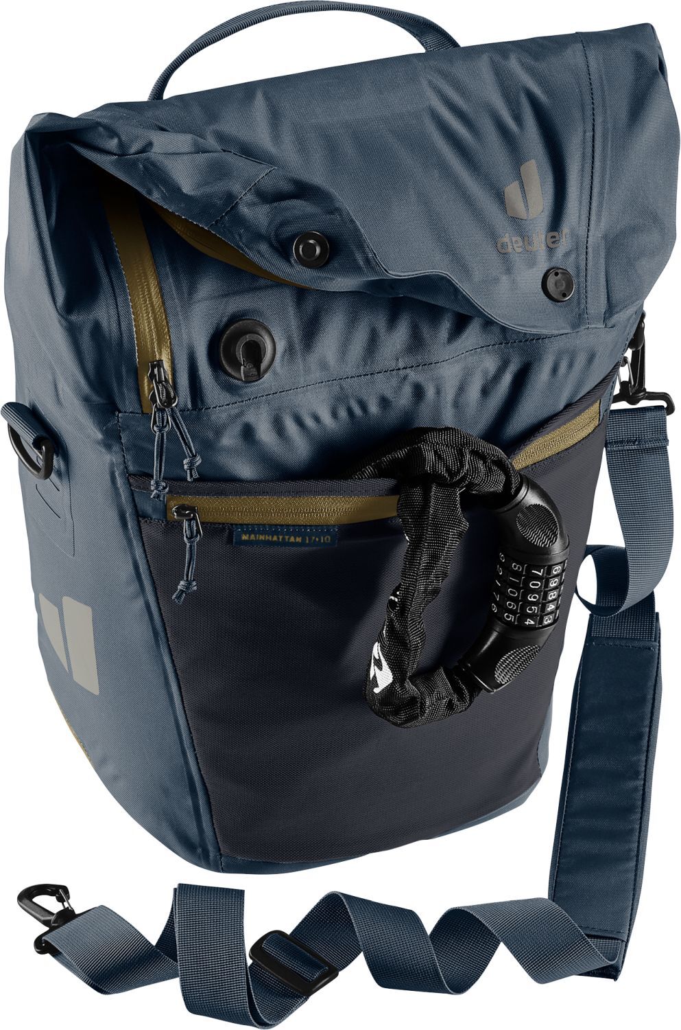 Deuter Mainhattan 17+10 Fahrradtasche  ink-clay