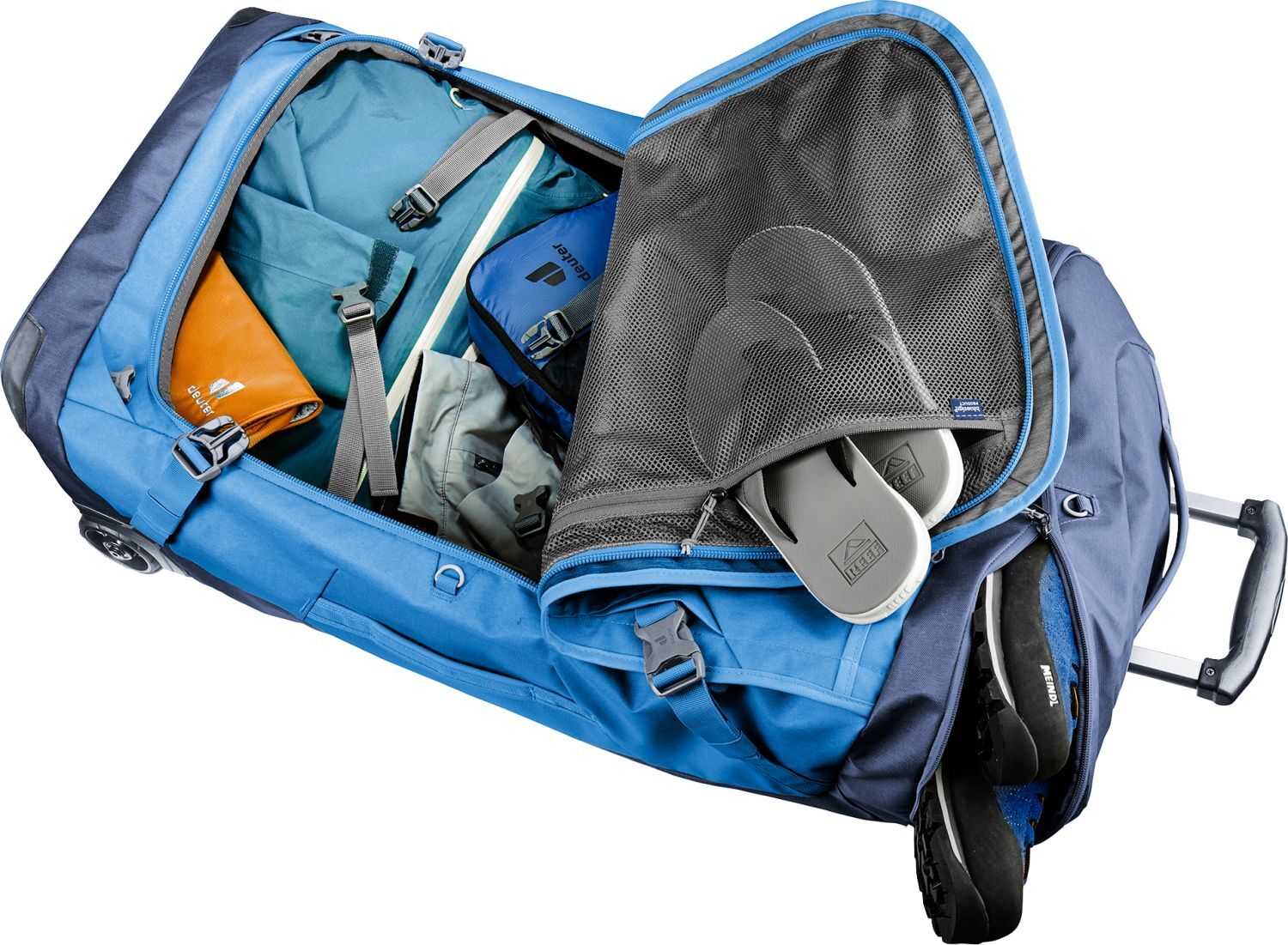 Deuter Duffel Pro Movo 90 Reisetasche auf Rollen Neptune-Nightblue