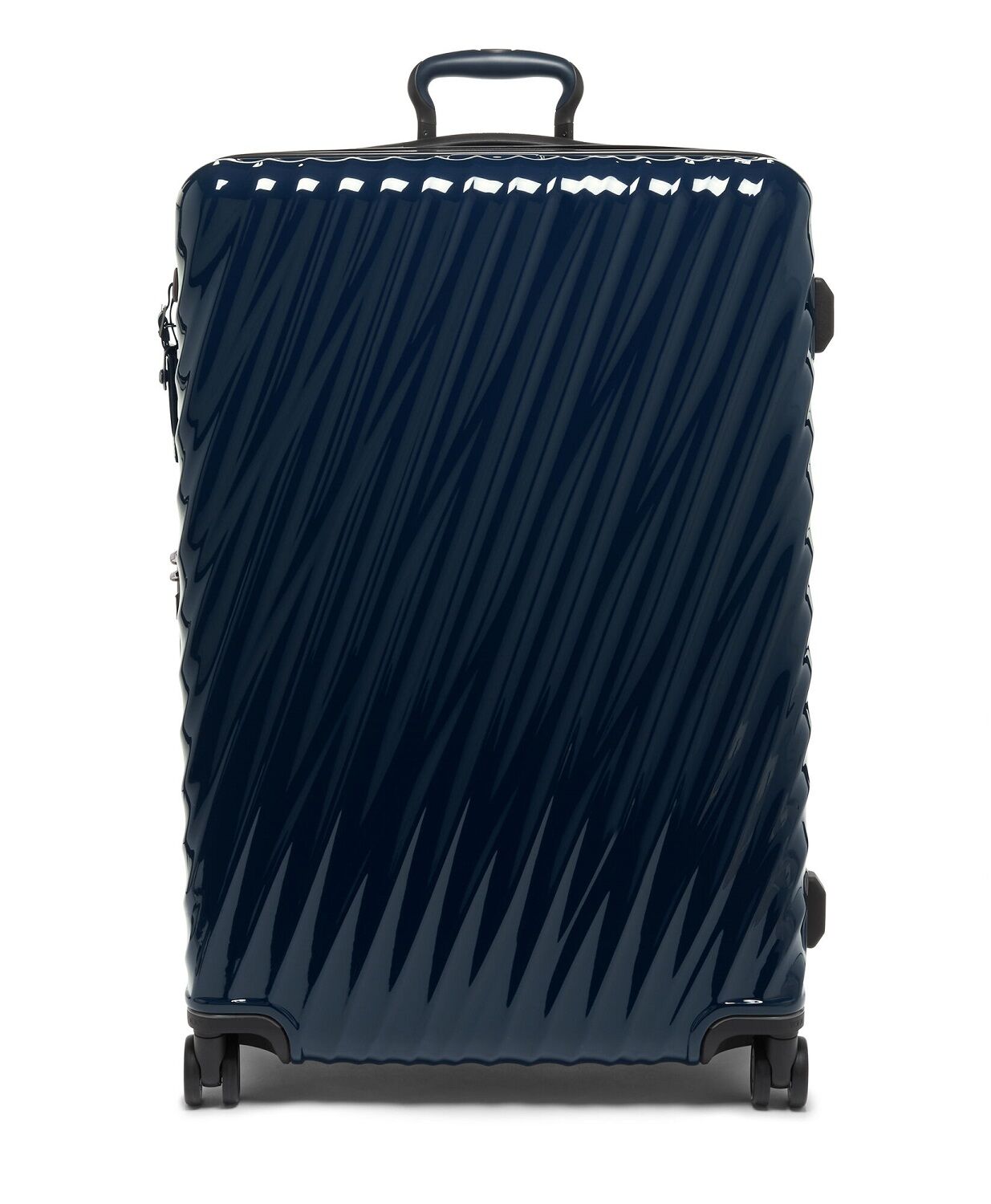 Tumi 19 Degree Erweiterbarer Aufgabekoffer für längere Reisen 77,5cm; glänzend Navy