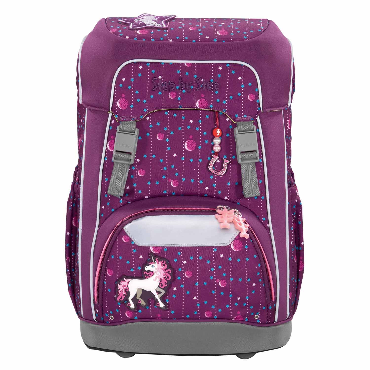 Step by Step GIANT Schulranzen-Set, 5-teilig Dreamy Unicorn Nuala